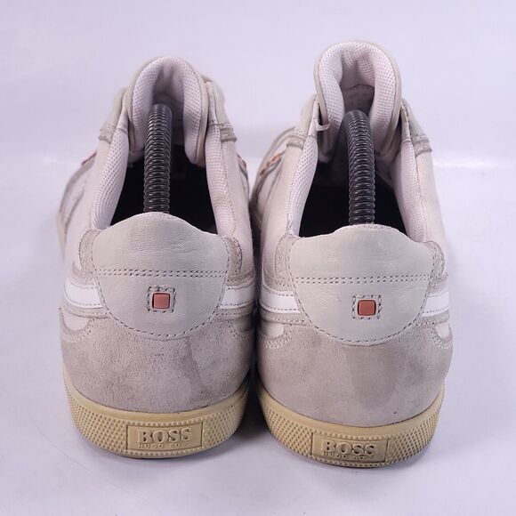 Hugo Boss Athletic Lace Up Running Training Shoe Womens Size 9.5 40 White - Picture 3 of 8